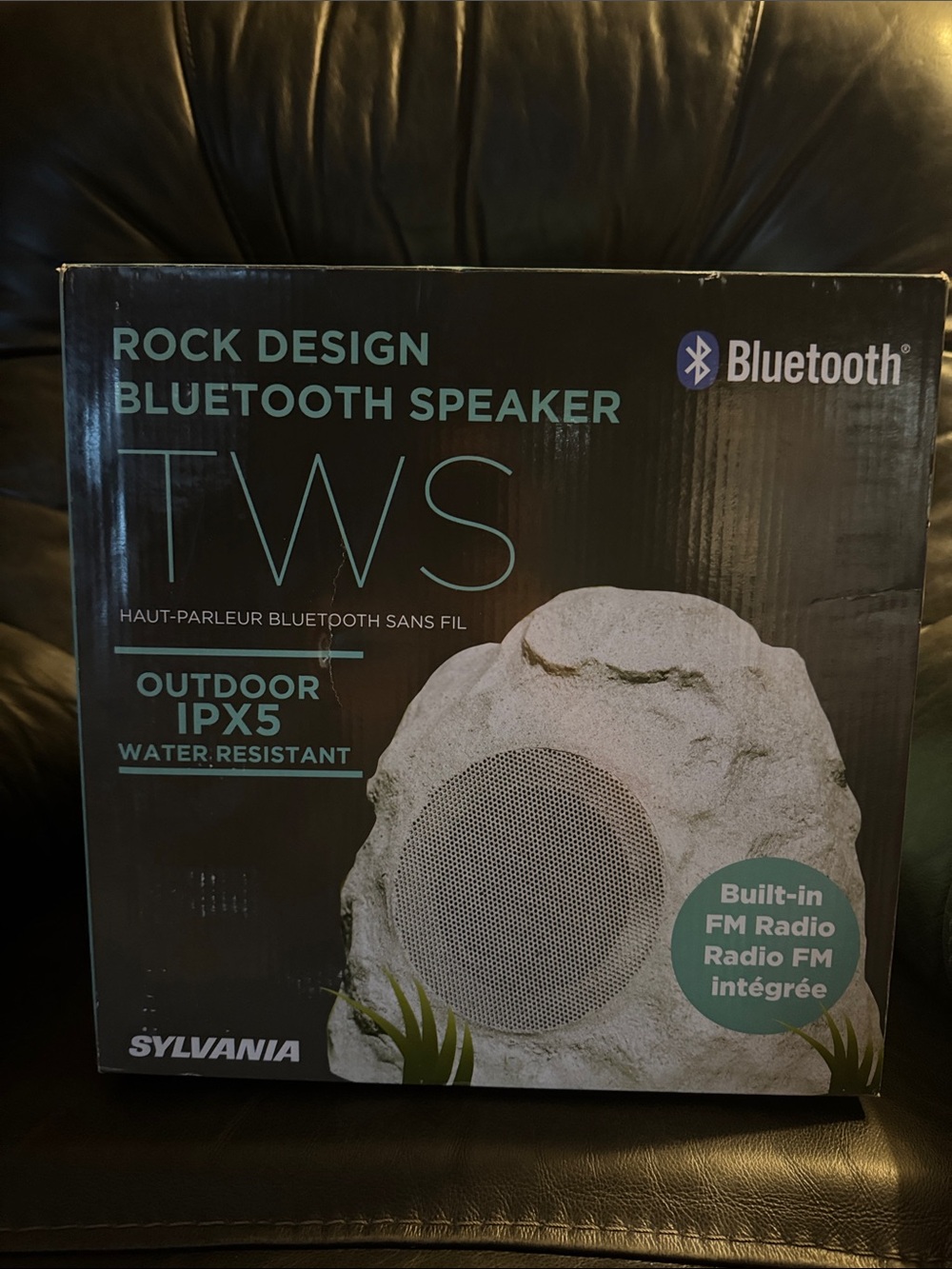 **NEW** Sylvania Rock Design Bluetooth Portable Speaker